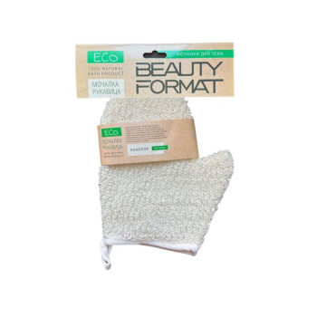 Мочалка рукавица Beauty Format Волокна конопли