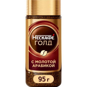 Кофе растворимый Nescafe Gold, 95г 