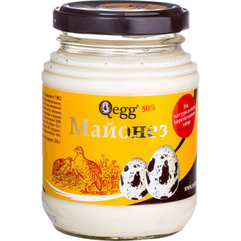 Майонез Qegg классический 50%, 220г