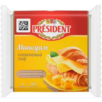 Сыр Президент Мааздам 40%, 150г