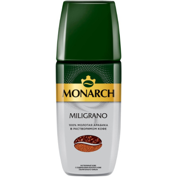 Кофе MONARCH Miligrano 90г с добавлением молотого