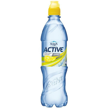 Вода Аква Минерале Актив, цитрус, 0,5л