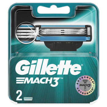 Сменные кассеты Gillette MACH3 2 шт