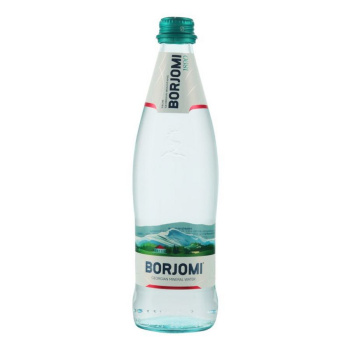 Вода минеральная газированная Borjomi, 0,5л