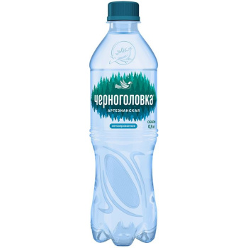 Вода артезианская Черноголовка, негазированная, 0,5л 