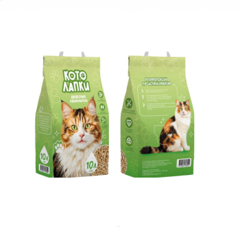 Наполнитель КОТОЛАПКИ древесный 10л