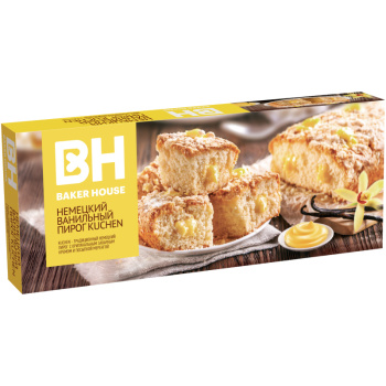Baker House немецкий Kuchen пирог ваниль, 350г