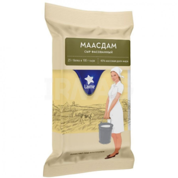 Сыр Маасдам Laime 45% 200г полутвердый БЗМЖ 