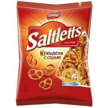 Мини-крендели Saltletts классические с солью, 60г