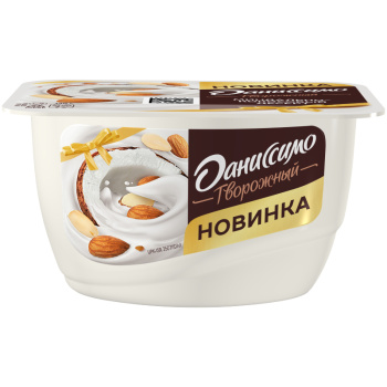 Творожный продукт Даниссимо миндаль-кокос 5,6% БЗМЖ, 130г