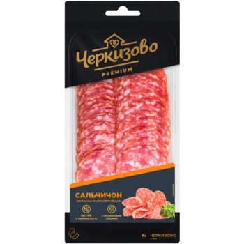 Колбаса сырокопченая Черкизово Сальчичон нарезка, 100г