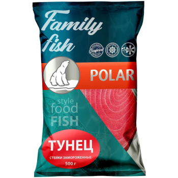 Стейк тунца Polar замороженный, 500г
