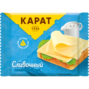 Сыр плавленый Карат сливочный 25%, 130г
