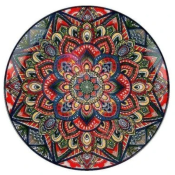 Тарелка Arabesque синяя, 21,5см