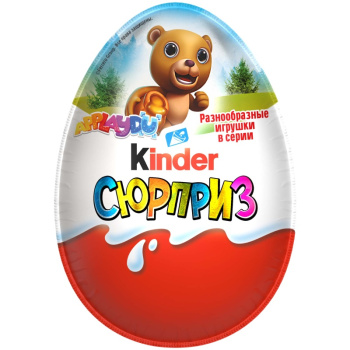 Шоколадное яйцо Kinder Surprise с игрушкой, 20г