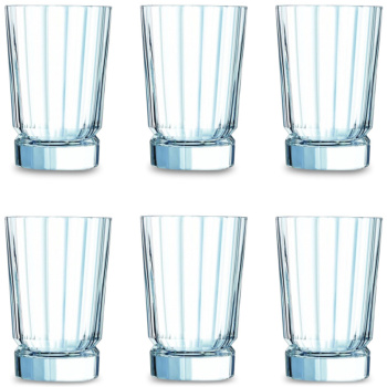 Набор стаканов Cristal d’Arques «MACASSAR» 360мл высокие, 6шт