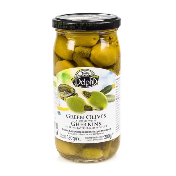 Оливки_Делфи_с_корнишонами