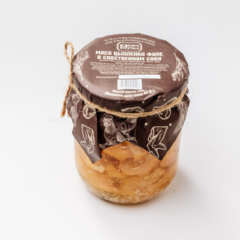 Мясо цыпленка филе в собственном соку