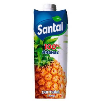 Сок Сантал Ананасовый для детского питания, 1л