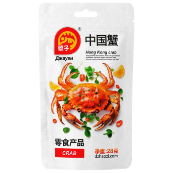 Снеки Джаузи гонконгский краб, 28г