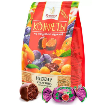 Конфеты Кремлина Инжир в шоколаде, 190г