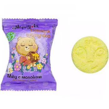 Шар для ванн Хеппики 40г Сонная Шипучка 