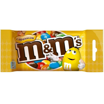 Шоколад M&M's с арахисом, 45 г