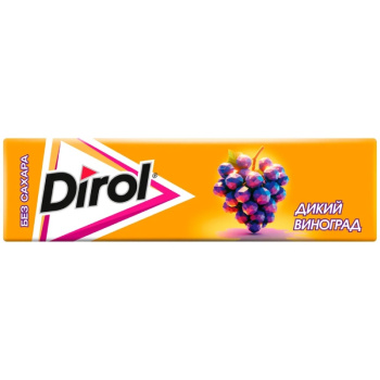 Жевательная резинка Dirol Дикий виноград 13,6г