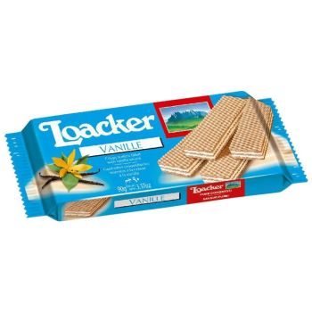 Вафли Лоакер 90г классик Ваниль