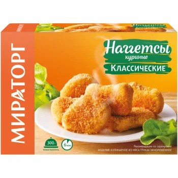 Наггетсы куриные Мираторг Классические, 250г