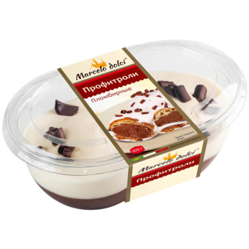 Пирожное Профитроли Пломбирные Marcelo Dolci, 100г