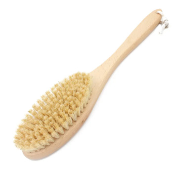 Щётка для сухого массажа класса L 390 70 45 мм тампико ТМ Бацькина баня