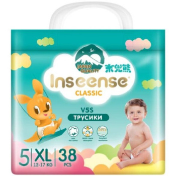 Трусики-подгузники Inseense Classic V5S XL 12-17кг 38шт