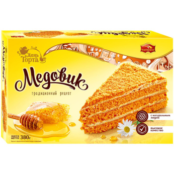 Торт Медовик Черёмушки, 380г