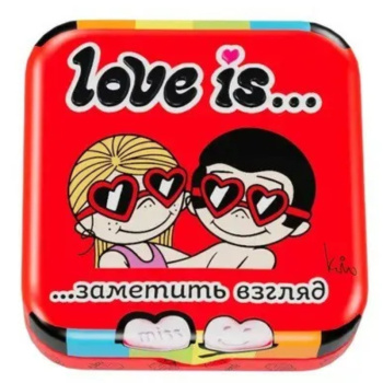 Освежающие конфеты Love Is вкус клубники, 20г