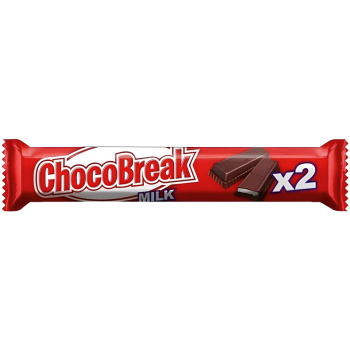 Печенье сдобное Crafers Choco Break с Шоколадом и Молочной начинкой, 40г