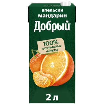Нектар Добрый Апельсин мандарин 2л
