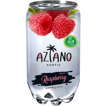 Газированный напиток Aziano, малина, 350мл