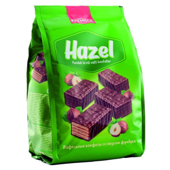 Конфеты вафельные Krember Hazel со вкусом фундука, 255г