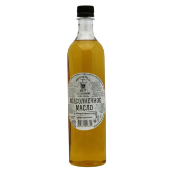 Масло подсолнечное нерафинированное Масляная Артель, 0,75л 