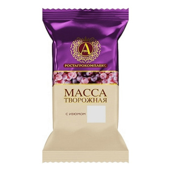 Масса творожная с изюмом 13% БЗМЖ, 80г