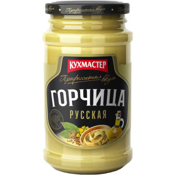 Горчица Кухмастер Русская, 190г