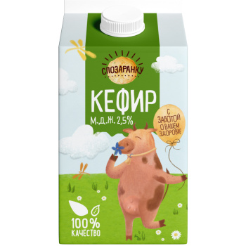 Кефир Спозаранку 2,5% 500г БЗМЖ