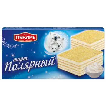 Торт вафельный Пекарь Полярный, 213г