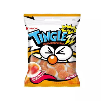 Жевательный мармелад Tinglezz, со вкусом апельсина, 50г