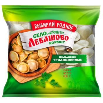Пельмени Левашово Традиционные, 430г 
