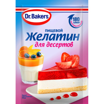 Желатин Dr.Bakers для десертов, 10г  