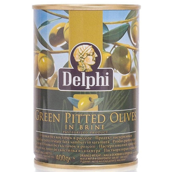 Оливки Delphi Superior без косточки в рассоле, 400г