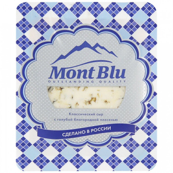 Сыр Mont Blu с голубой плесенью БЗМЖ, 100г