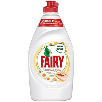 Средство для мытья посуды Fairy Нежные руки Ромашка и витамин Е 450мл